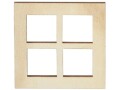 HobbyFun Mini-Haus Fenster 3 Stück, Detailfarbe: Nature, Material