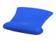 DeLock Ergonomic - Mouse pad with wrist pillow - blue