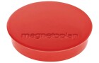 Magnetoplan Haftmagnet Discofix Ø 3 cm Rot, 10 Stück