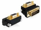 DeLock Adapter DVI-I Stecker auf VGA Buchse, 270 Grad