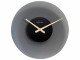 NeXtime Wanduhr Float Ø 40 cm, Grau, Form: Rund