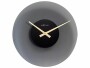 NeXtime Wanduhr Float Ø 40 cm, Grau, Form: Rund