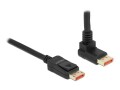 DeLock Kabel Oben gewinkelt DisplayPort - DisplayPort, 5 m