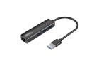onit USB-A-Hub 3A1RJ45, Stromversorgung: USB, Anzahl Ports: 4