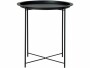 House Nordic Beistelltisch Bastia 50.5 x 46.8 cm, Schwarz, Bewusste