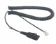Jabra QD Cord to RJ10 coiled 0.5-2 meters standard-allocation