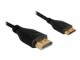 DeLock Kabel 4K 30Hz HDMI - Mini-HDMI (HDMI-C), 1