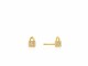 Ania Haie Ohrstecker Gold Padlock Sparkle Stud 925 Sterling
