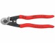 Knipex Drahtseilschere 190 mm poliert, Typ: Kabelschere, Länge