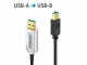 FiberX USB 3.1-Kabel FX-I645 AOC USB A - USB