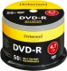 INTENSO   DVD-R Cake Box           4.7GB - 4101155   16x                     50 Pcs