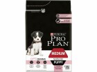 Purina Pro Plan Trockenfutter Medium Puppy Sensitive Skin, Lachs, 3 kg