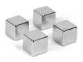 Trendform Haftmagnet Cube Silber, 4 Stück, Detailfarbe: Silber