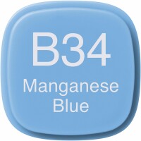 COPIC Marker Classic 2007574 B34 - Manganese Blue, Kein