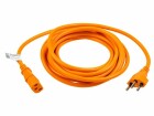 FURBER.power Netzkabel C13-T12 3.0 m Orange, Anzahl Leiter: 3