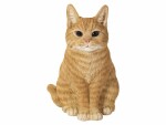 Vivid Arts Dekofigur Katze Sitzend, 19.5 cm, Orange, Eigenschaften