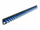 DeLock Verteilerplatte Frontblende 24 Port LC Duplex blau