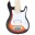 Bild 5 vidaXL E-Gitarre für Kinder mit Tasche Braun und Weiß 3/4 30"