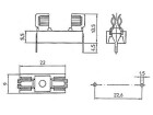 Velleman Sicherungshalter für Leiterplattenmontage 5 x 20 mm