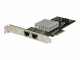 STARTECH .com Scheda di Rete Ethernet a 2 porte PCIe