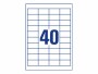 Avery Zweckform Universal-Etiketten 3657 48.5 x 25.4 mm, 100 Blatt