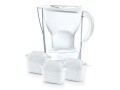 BRITA Tischwasserfilter Marella inkl. 3 Kartuschen Weiss
