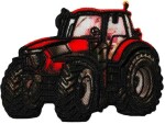 Mono-Quick Aufbügelbild Traktor Rot 1 Stück, Breite: 8.2 cm