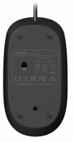 RAPOO     RAPOO N200 wired Optical Mouse 18548 Black, Kein