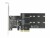 Bild 2 DeLock SATA-Controller PCI-Ex4 - 3xSATA3, 2xM.2 Key-B, RAID: Nein
