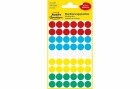 Avery Zweckform Klebepunkte 12 mm Mehrfarbig, Detailfarbe: Grün, Gelb