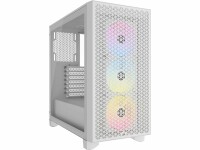 Corsair 3000D RGB Airflow Tempered Glass Mid-Tower, White