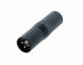 Neutrik NA3MM-B, Adapter XLRM 3POLE >