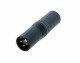 Neutrik Audio-Adapter NA3MM-B XLR 3 Pole, male - XLR