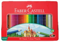 FABER-CASTELL Farbstifte Classic Colour 115886 36 Stück, mehrfarbig