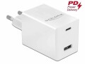 DeLock USB-Wandladegerät 41448 USB-C PD 3.0 USB-A, 45W, Ladeport