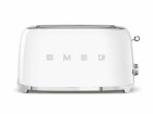 SMEG Toaster 50's Style TSF02WHEU Weiss, Detailfarbe: Weiss