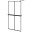 Bild 1 vidaXL Duschwand mit Ablage für Walk-In-Dusche Schwarz 100x195 cm ESG