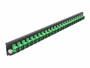 DeLock Verteilerplatte Frontblende 24 Port SC Simplex grün