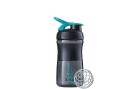 Blender Bottle Shaker & Trinkflasche SportMixer Flip 590 ml, Black/Cyan