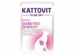 Kattovit Nassfutter Diabetes Lachs und Reis, 85 g, Tierbedürfnis