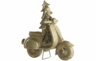 Lene Bjerre Deko Scooter Serafina 15 cm, Gold, Motiv: Weihnachten