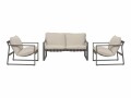 Schou Loungeset Janni, Set 3-teilig, Flint Grey, Material