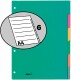 BIELLA    Register Karton farbig      A4 - 46044600U 6-teilig, blanko