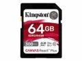 Kingston SDXC-Karte Canvas React Plus 64 GB, Speicherkartentyp