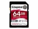 Image 3 Kingston SDXC-Karte Canvas React Plus 64 GB, Speicherkartentyp