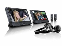 Lenco DVP-1045 - Zwei LCD-Monitore / DVD-Player - Anzeige