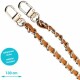 ZANAÉ     Phone Necklace Leather - 18311     Gold & Chain      brown / gold