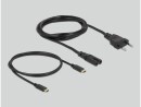 DeLock USB-Wandladegerät 4-Port bis zu 112W Typ-A und Typ-C