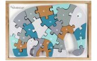 Kindsgut Holzpuzzle Buchstaben-Puzzle Elefant bunt