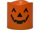 Star Trading LED-Kerze Halloween, Ø 15 x 15 cm, Orange